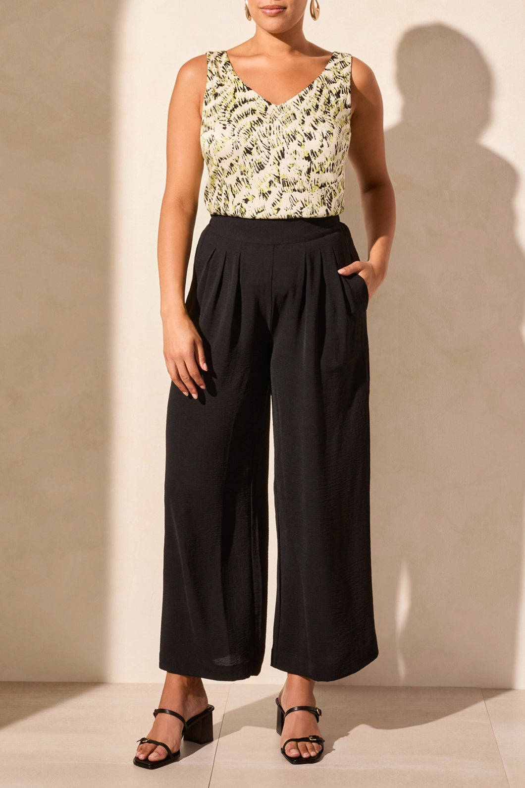 Flowy Black Palazzo Pant
