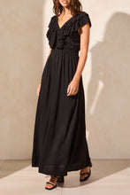 Load image into Gallery viewer, Swiss Dot Open Back Maxi Dress
