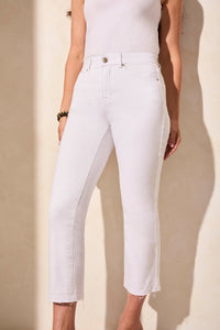 White Sophia Curvy Micro Flare Denim