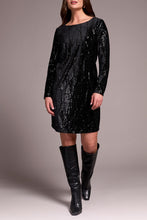 Load image into Gallery viewer, Sequin &amp; Velour Party Dress
