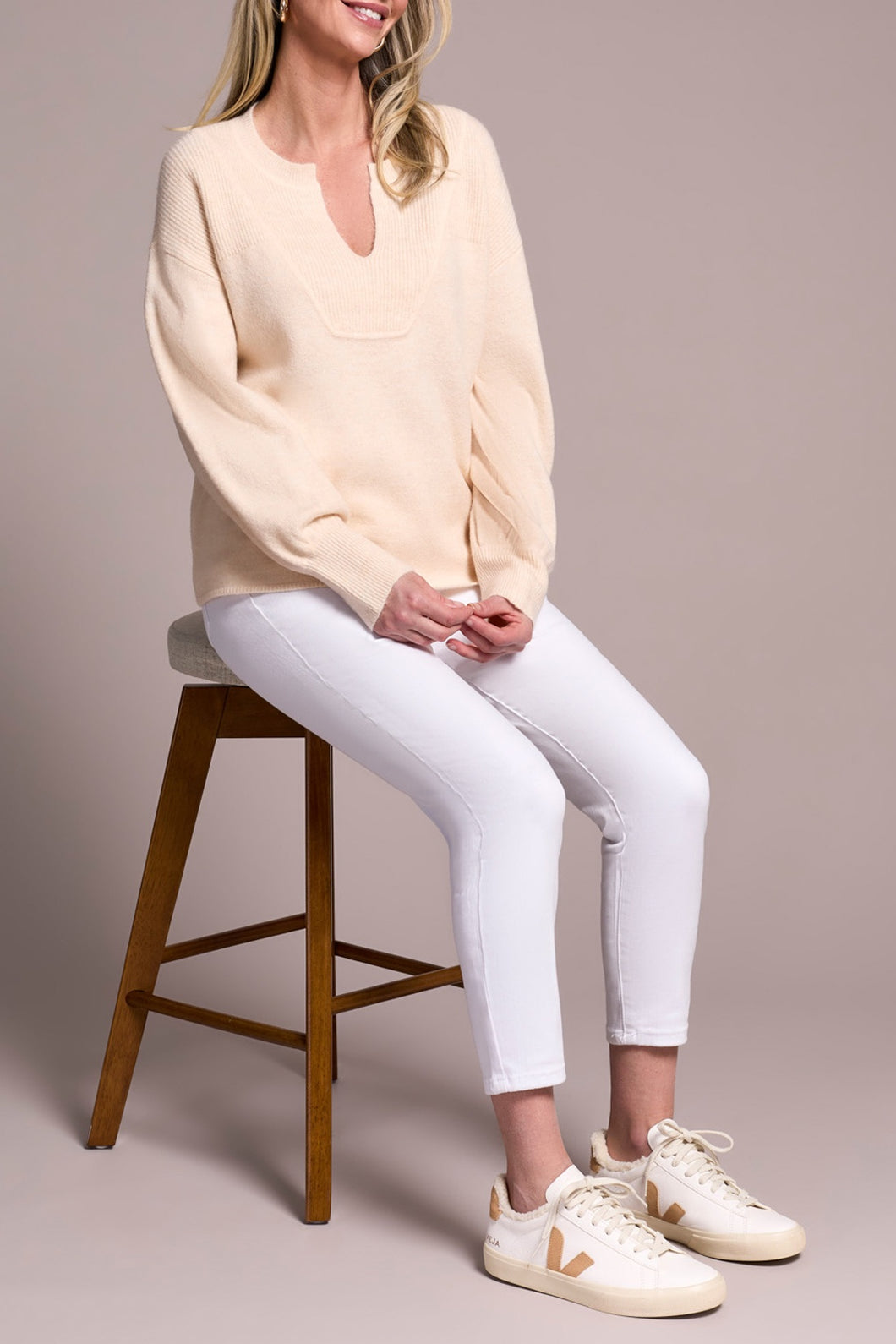 Moonstone Notch Neck Sweater
