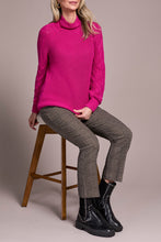 Load image into Gallery viewer, Pink Flambe Knit Mock Neck Sweater
