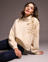 Load image into Gallery viewer, H.Latte Sequin Shoulder Mock Neck Sweater

