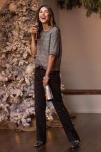 Load image into Gallery viewer, Jewel Grey Brooke Super Straight Bling Jean

