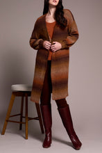 Load image into Gallery viewer, Dark Toffee Sweater Cardigan
