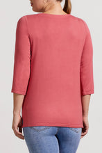 Load image into Gallery viewer, Vintage Rose 3/4 Sleeve Boat Neck Top
