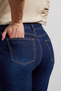 Deep Indigo Audrey Straight Leg Jean