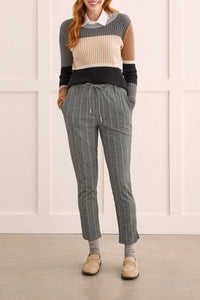 Charcoal Colour Block Sweater
