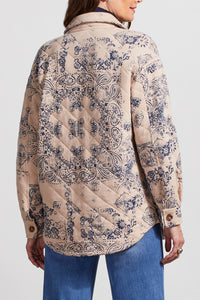 Blue Sky Quilted Shacket