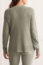 Load image into Gallery viewer, Forest Fog V-Neck Hailey Sweater
