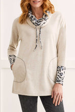 Load image into Gallery viewer, Oatmeal Cowl Neck Tunic
