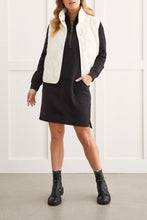 Load image into Gallery viewer, Black Utility Sweater Dress
