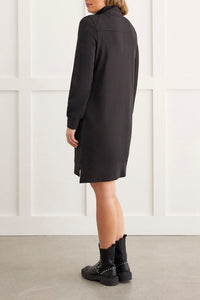 Black Utility Sweater Dress