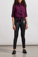 Load image into Gallery viewer, Half Pleather/Half Knit Legging
