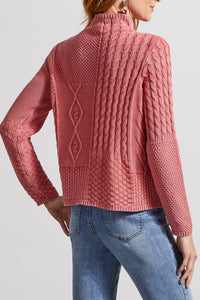 100% Cotton Vintage Rose Knit Sweater