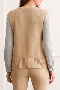 TF- Neutral Star Knit Sweater