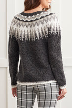 Load image into Gallery viewer, Black SKI Intarsia Sweater
