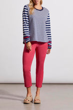 Load image into Gallery viewer, Jet Blue Striped Crew Neck
