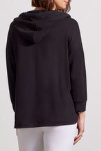 Load image into Gallery viewer, TF- Black Hooded Dolman Tunic

