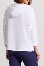 Load image into Gallery viewer, White Hooded Dolman Tunic
