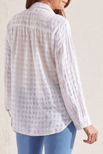 Load image into Gallery viewer, TF- White Long Sleeve Waffle Blouse
