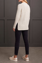 Load image into Gallery viewer, Cream Mock Neck Knit Sweater
