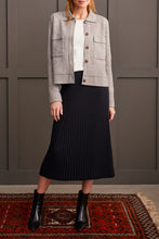 Load image into Gallery viewer, Grey Mix Collared Cardigan
