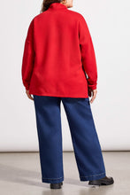 Load image into Gallery viewer, Size Inclusive Scarlet Zig Zag Ottoman Sweater
