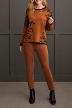 Load image into Gallery viewer, Walnut Reversible Crew Neck Sweater
