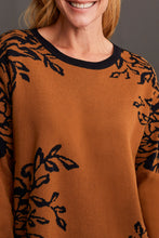 Load image into Gallery viewer, Walnut Reversible Crew Neck Sweater
