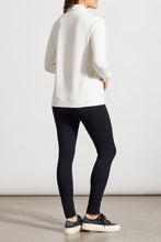 Load image into Gallery viewer, Cream Funnel Neck Sweater With Zipper Detail
