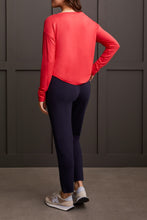 Load image into Gallery viewer, Grenadine Long Sleeve Top With Side Ruching
