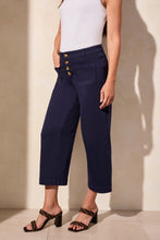 Load image into Gallery viewer, TF- Nautical Pocket Front Wide Leg Pant
