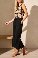 Load image into Gallery viewer, TF- Black Gauze Wide Leg Pant
