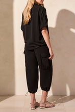 Load image into Gallery viewer, TF- Black Popover Blouse
