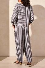 Load image into Gallery viewer, TF- Black Striped Dolman Tee
