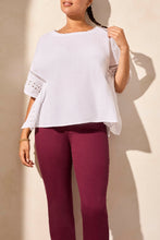 Load image into Gallery viewer, TF- White Gauze Kaftan Blouse
