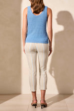 Load image into Gallery viewer, TF- Deep Sea Double Lined Crochet Knit Tank
