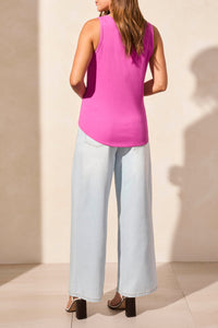 Orchid Sky Cotton Ribbed Tank