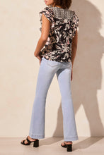 Load image into Gallery viewer, Coco Milk Printed Notch Neck Blouse
