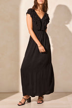 Load image into Gallery viewer, Swiss Dot Open Back Maxi Dress
