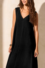 Load image into Gallery viewer, Black Sleeveless Cargo Dress
