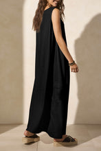 Load image into Gallery viewer, Black Sleeveless Cargo Dress
