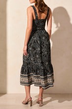 Load image into Gallery viewer, Floral Printed Ruched Square Neck Dress
