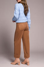 Load image into Gallery viewer, Walnut High Rise Fly Front Palazzo Pant
