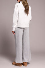 Load image into Gallery viewer, TF- Heather Frost Grey Funnel Neck Sweater
