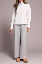 Load image into Gallery viewer, TF- Heather Frost Grey Funnel Neck Sweater
