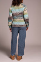 Load image into Gallery viewer, Aqua Haze Printed Mock Neck Sweater
