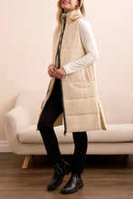 Load image into Gallery viewer, TF- Moonstone Long Puffer Vest
