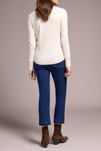 Load image into Gallery viewer, H. Eggshell Waffle Henley Long Sleeve
